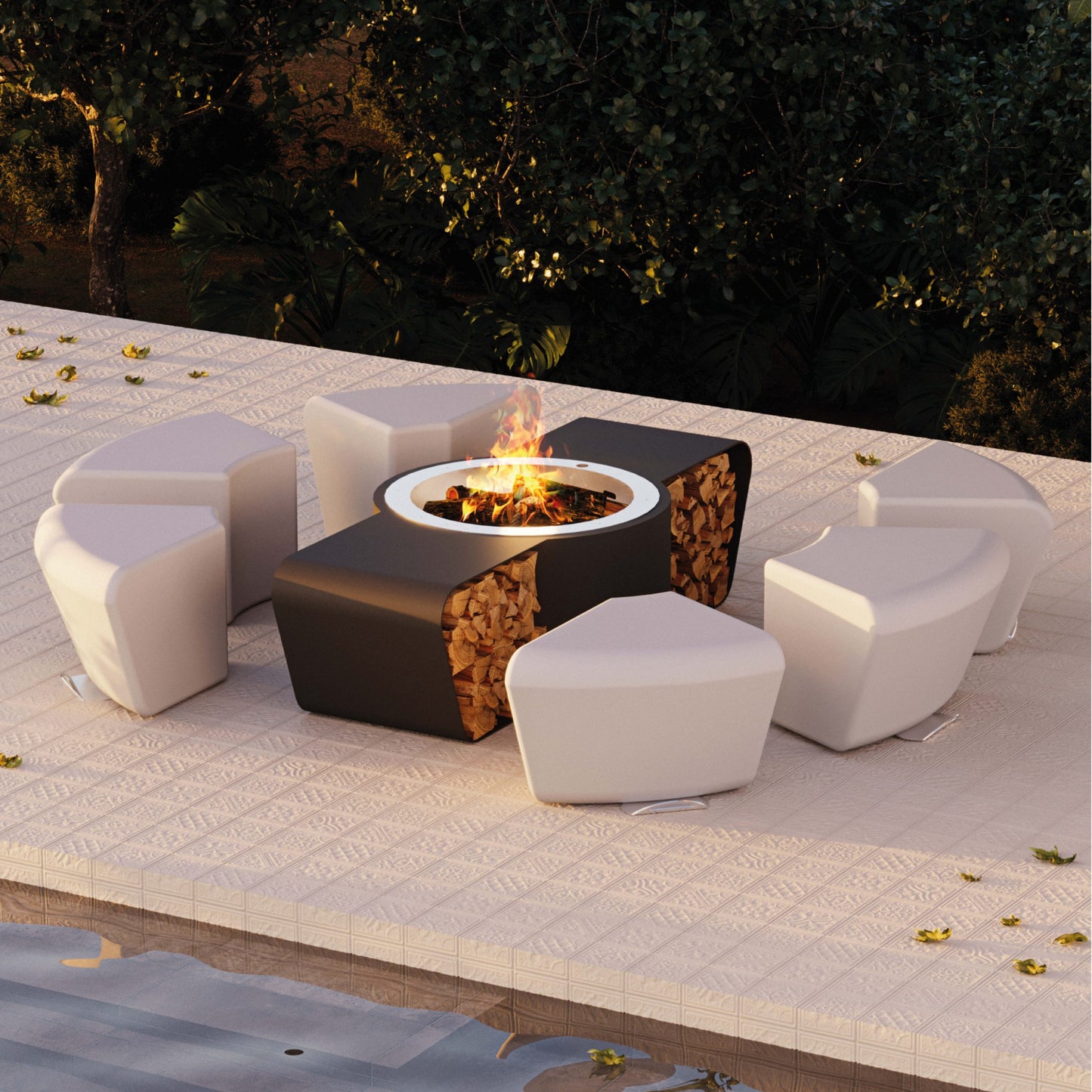 GlammFire Circus Fire Pit & Seating