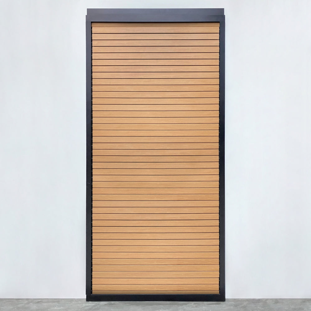 fiano louvred sliding door panel product exterior view — view 4