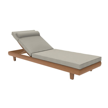 Alexander Rose Sorrento Teak Wood Adjustable Sunbed