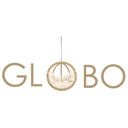 globo royal natura hanging egg chair product exterior view — view 2