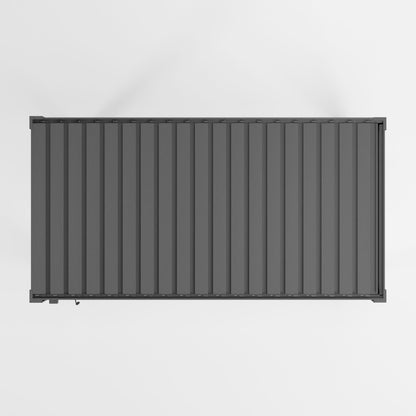 nova titan aluminium pergola 3 0m x 1 5m rectangular grey cutaway render