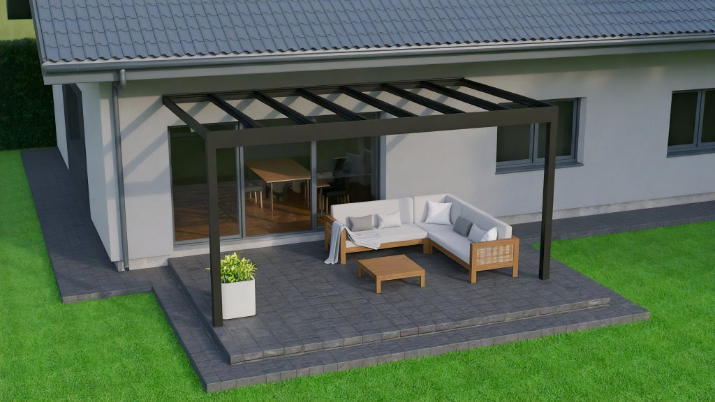 deponti trebbiano aluminium veranda product exterior view — view 6
