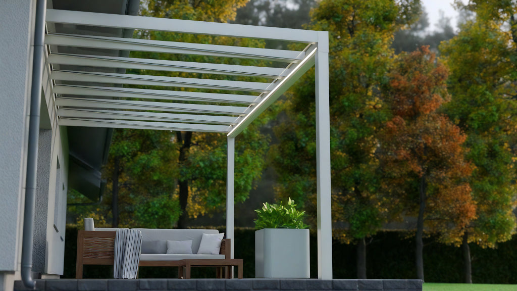 deponti trebbiano aluminium veranda product exterior view — view 8