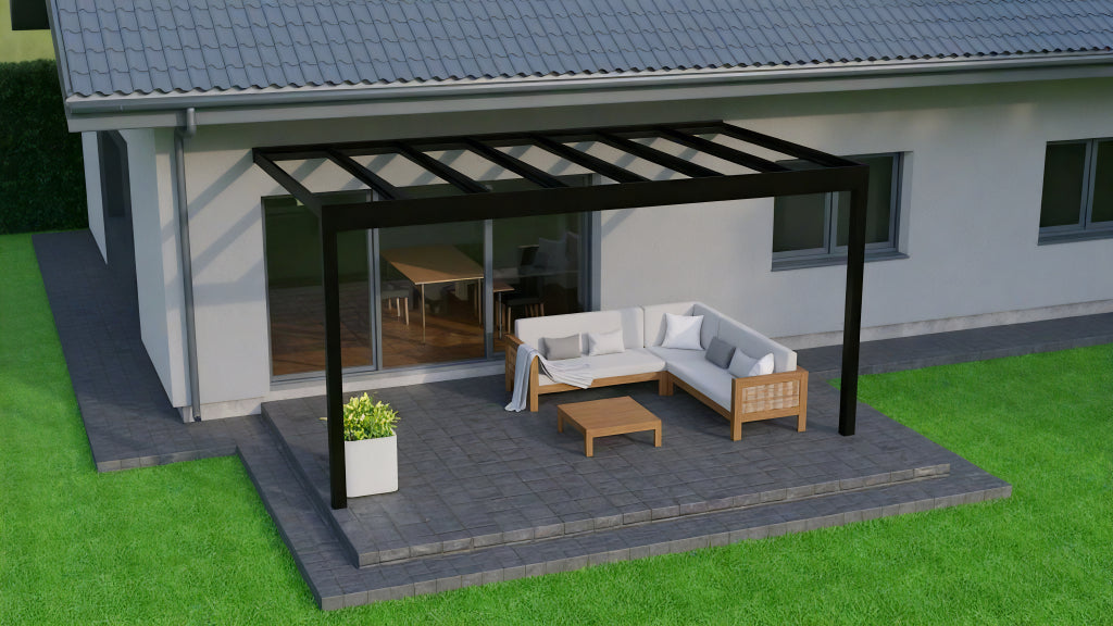 deponti trebbiano aluminium veranda product exterior view — view 9