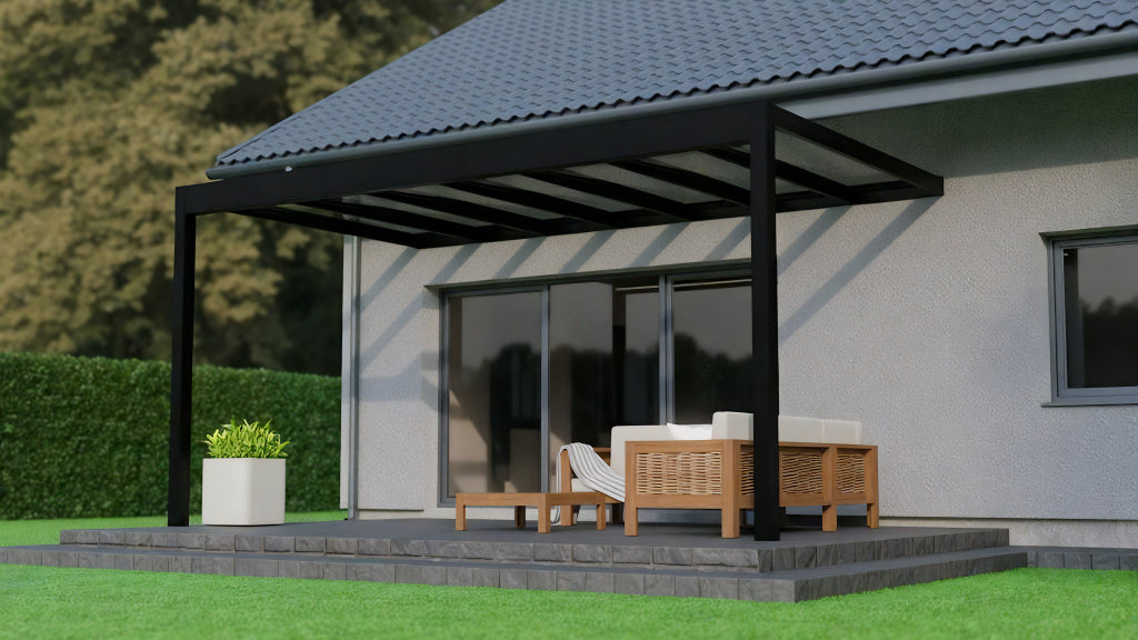 deponti trebbiano aluminium veranda product exterior view — view 10