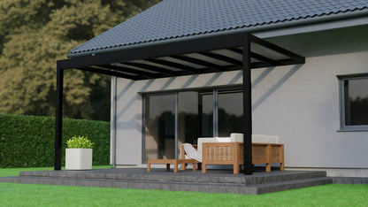 deponti trebbiano aluminium veranda product exterior view — view 10