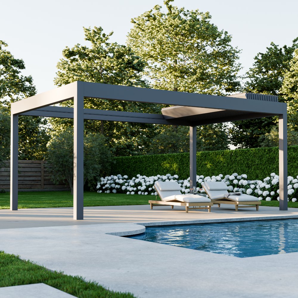 Deponti Pinela Deluxe Plus Aluminium Motorised Pergola product exterior view