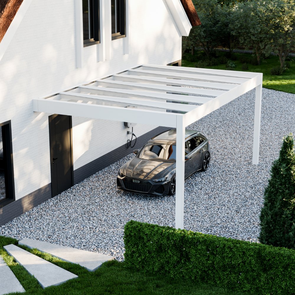 deponti pinela glass roofed aluminium pergola product exterior view — view 9