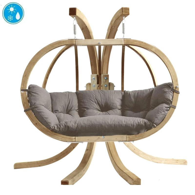 Globo Royal Double Hanging Egg Chair Set
